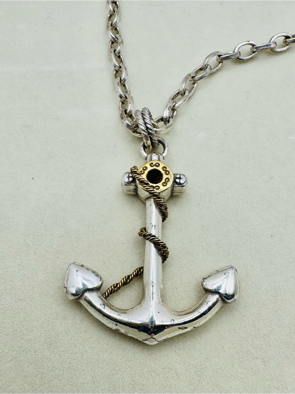 Brighton Two Tone Anchor Necklace